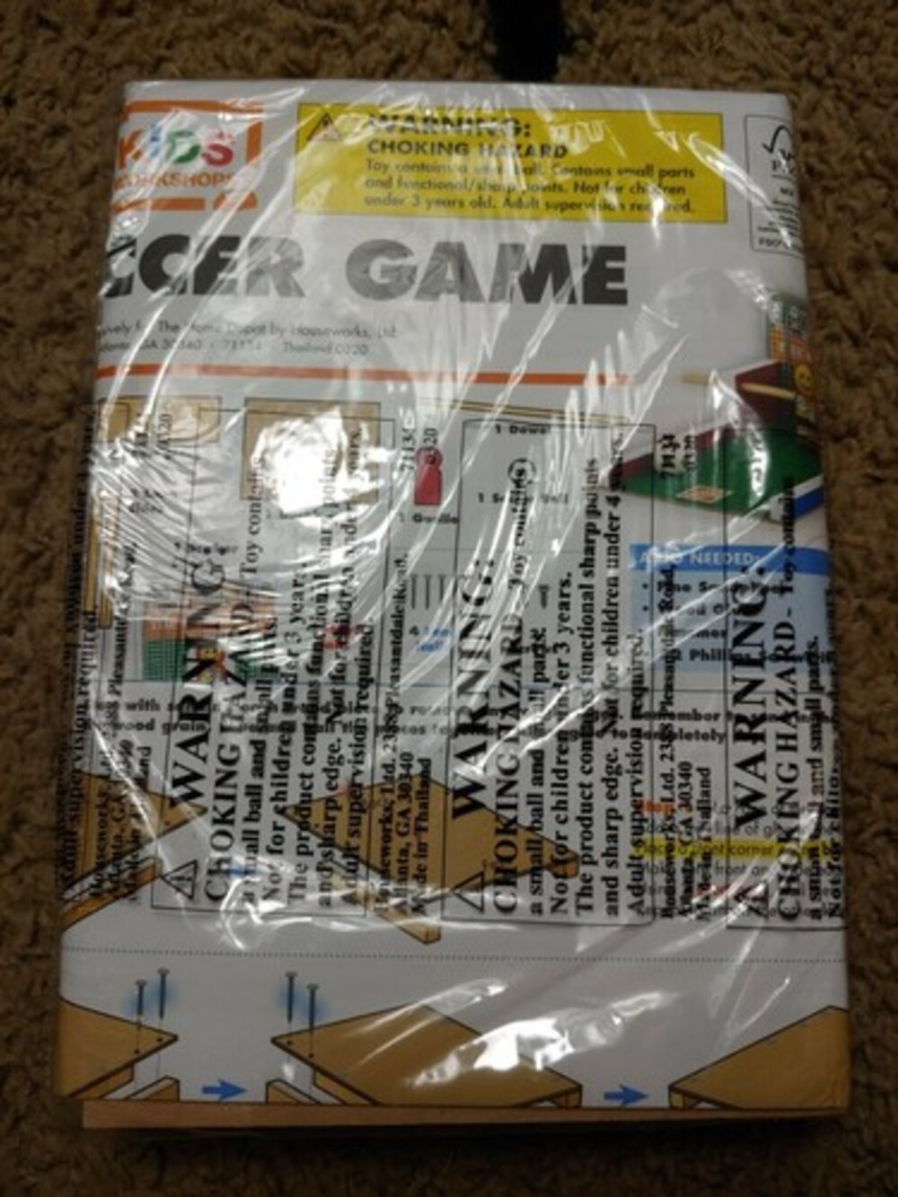 Home Depot Kids Workshop Soccer Game. Sealed NO BALL OR PIN July 2020